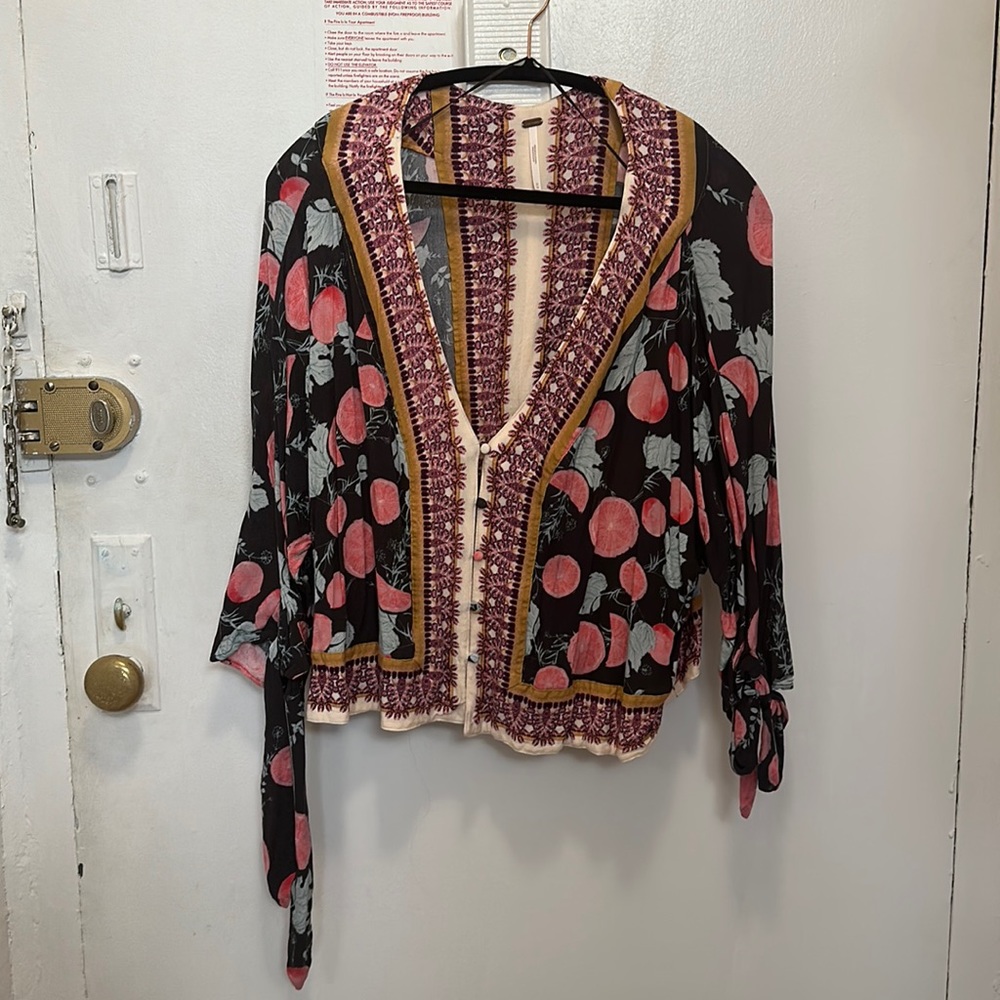 Free People long-sleeved blouse
